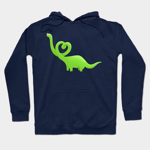 Dino-love Hoodie by rocioalb